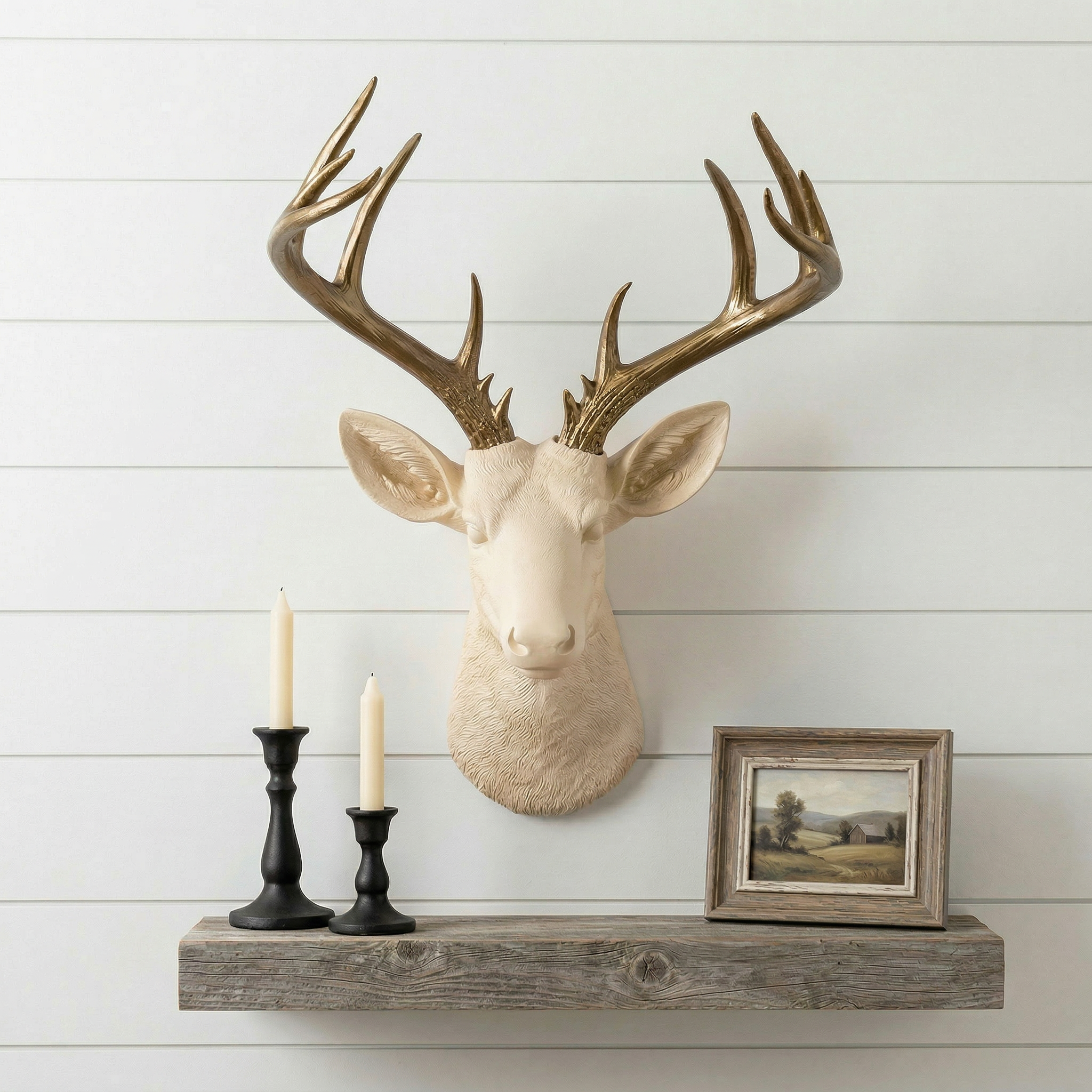 Faux Deer Sculpture