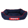 NFL New England Patriots Plush Cuddle Dog Bed