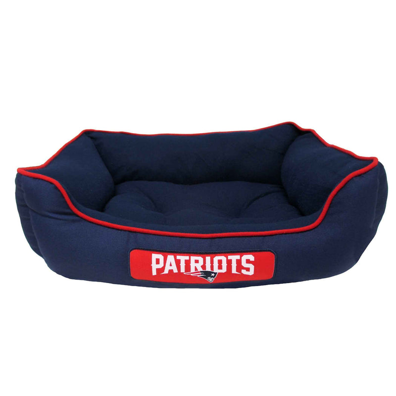 NFL New England Patriots Plush Cuddle Dog Bed