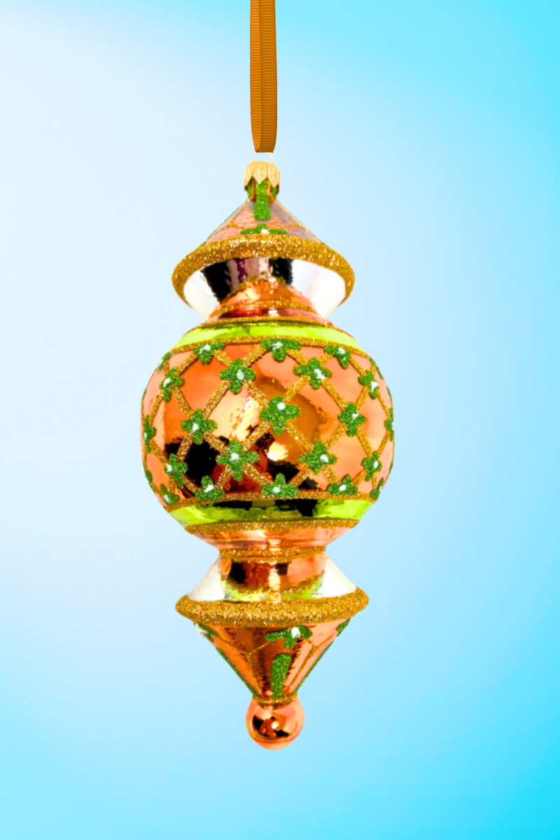 New York Reflector Glass Ornament
