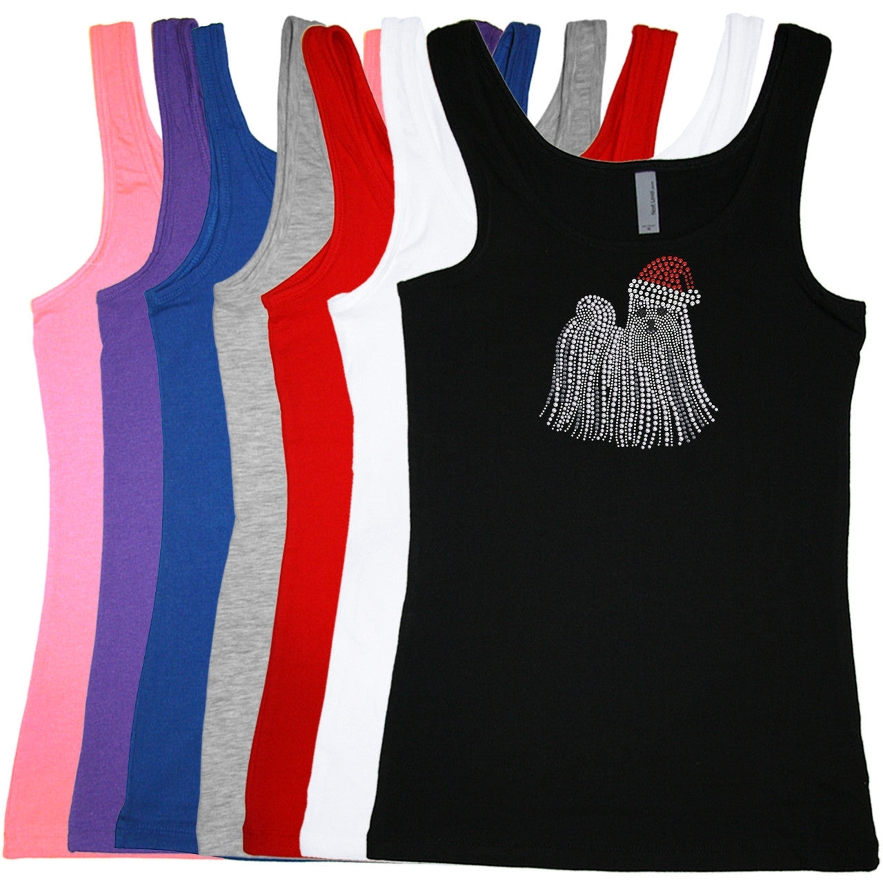 Maltese with Santa Hat - Women's T-shirt