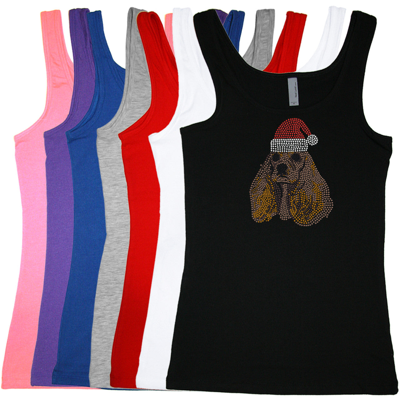 Cocker Spaniel with Santa Hat - Women's T-shirt