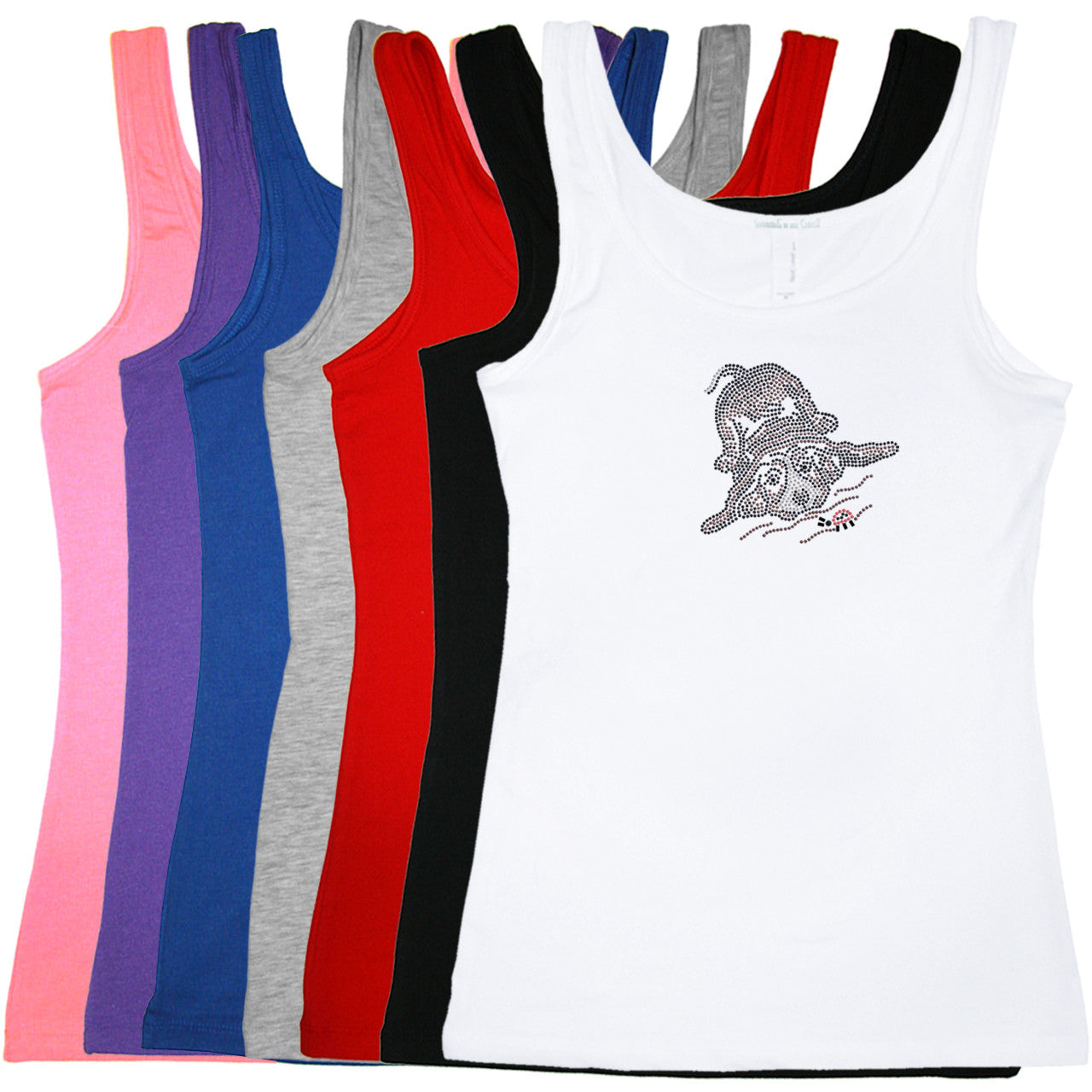 Puppy with Lady Bug - Women's T-shirt