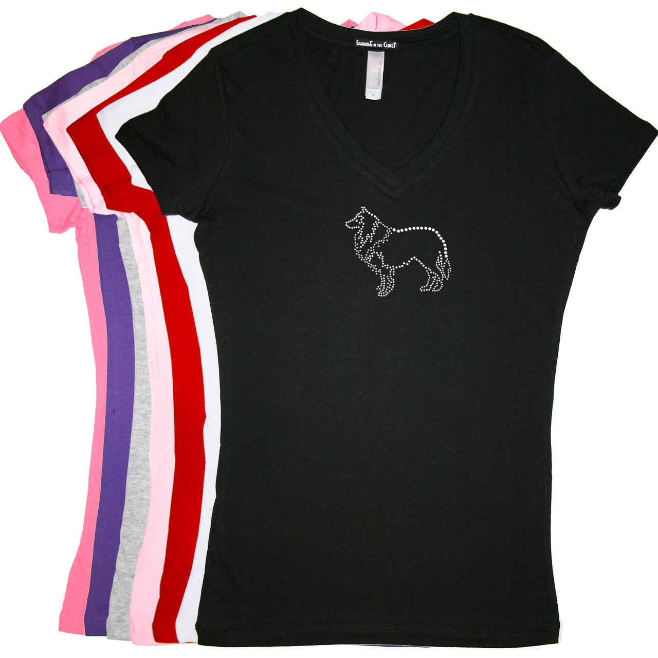 Collie Outline - Women's T-shirt