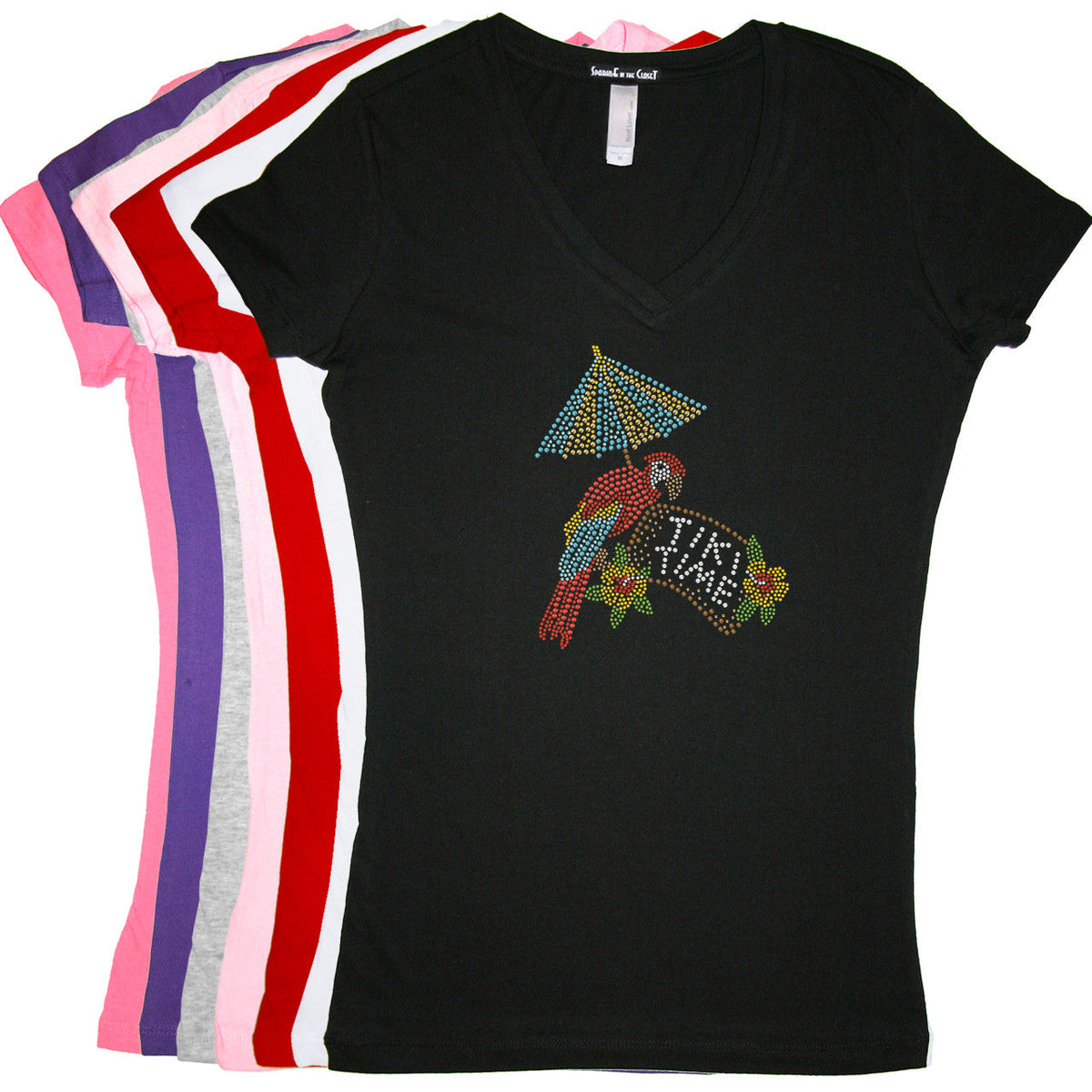Tiki Time Parrot - Womens Tee