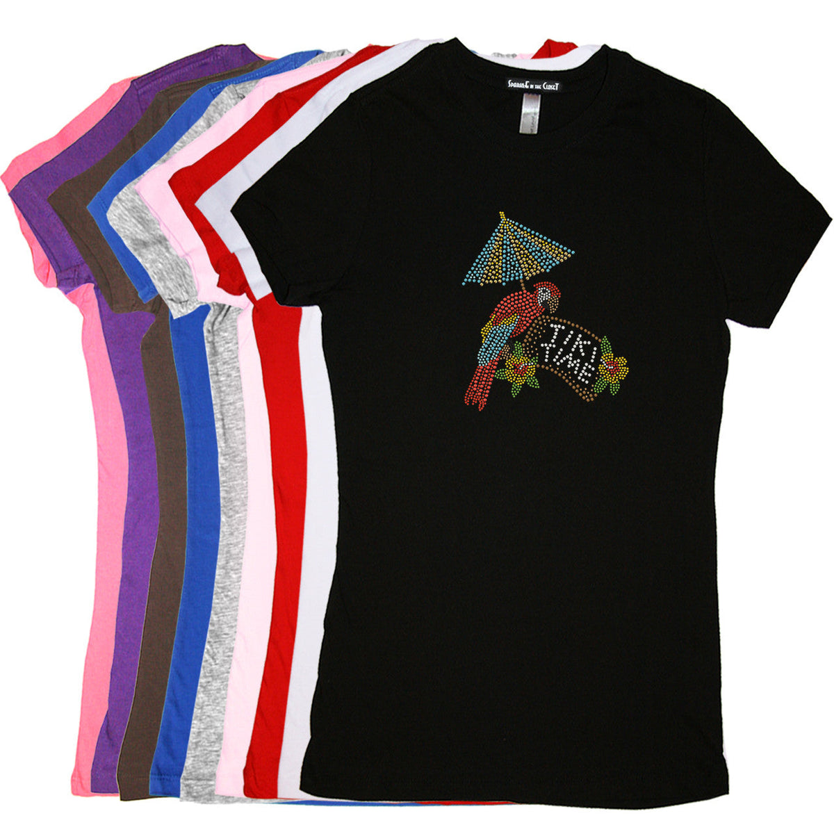 Tiki Time Parrot - Womens Tee