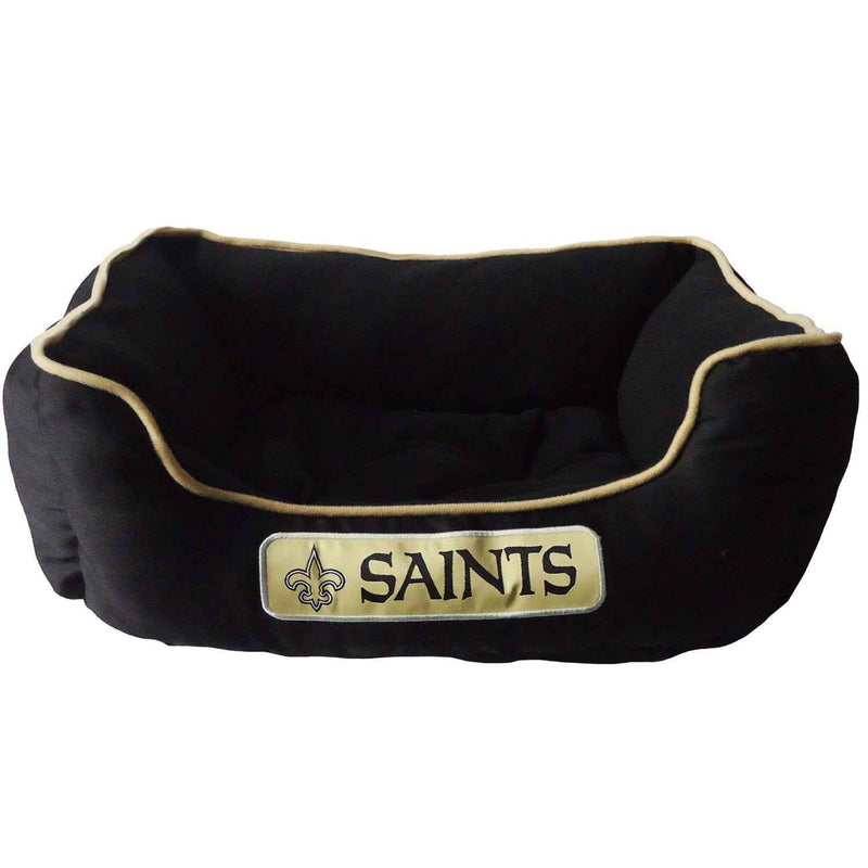 NFL New Orleans Saints Plush Cuddle Dog Bed