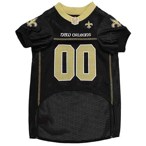 NFL New Orleans Saints Striped Mesh Pet Jersey