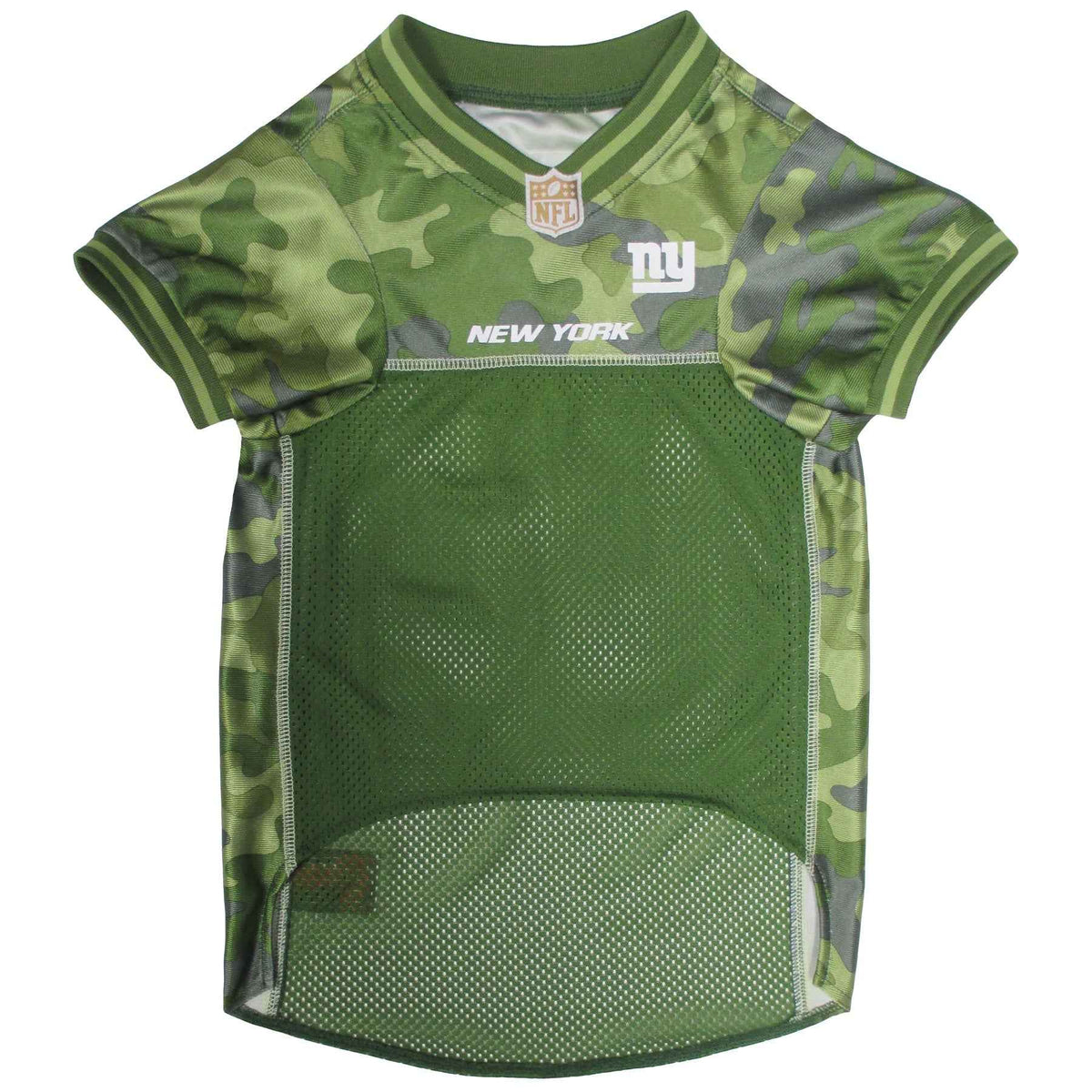 NFL New York Giants Camo Mesh Pet Jersey
