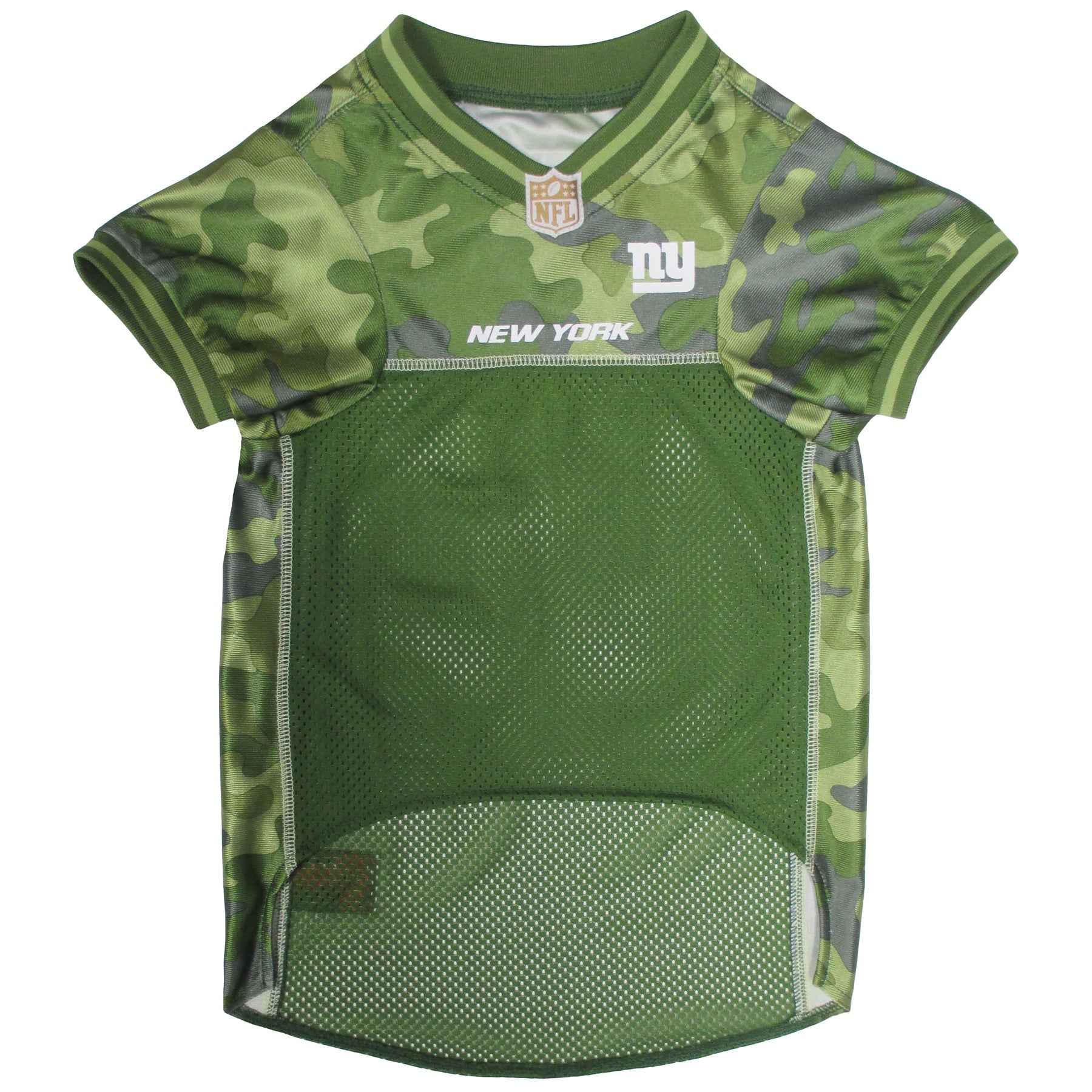 NFL New York Giants Camo Mesh Pet Jersey