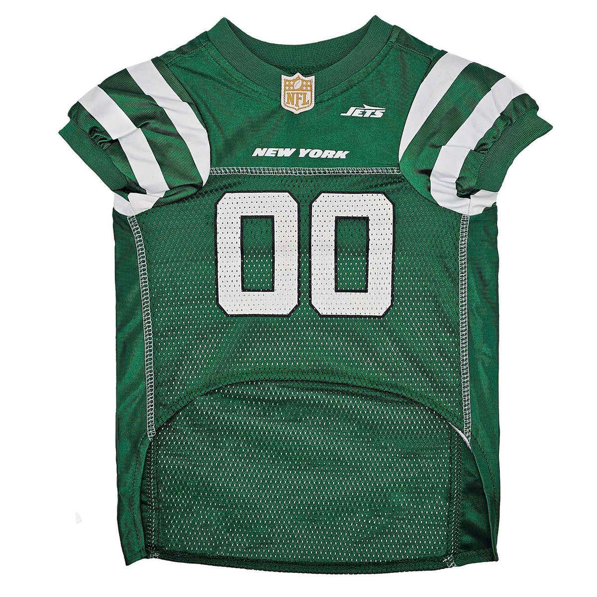 NFL New York Jets Striped Mesh Pet Jersey