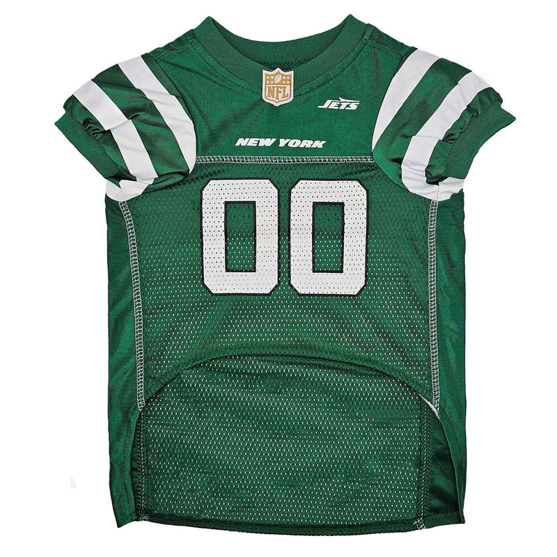 NFL New York Jets Striped Mesh Pet Jersey