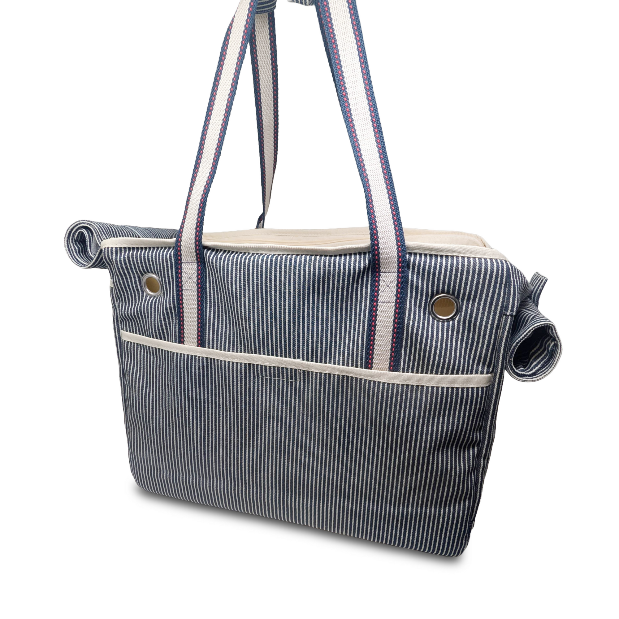 DOGO Nautical Stripe Pet Carrier Tote