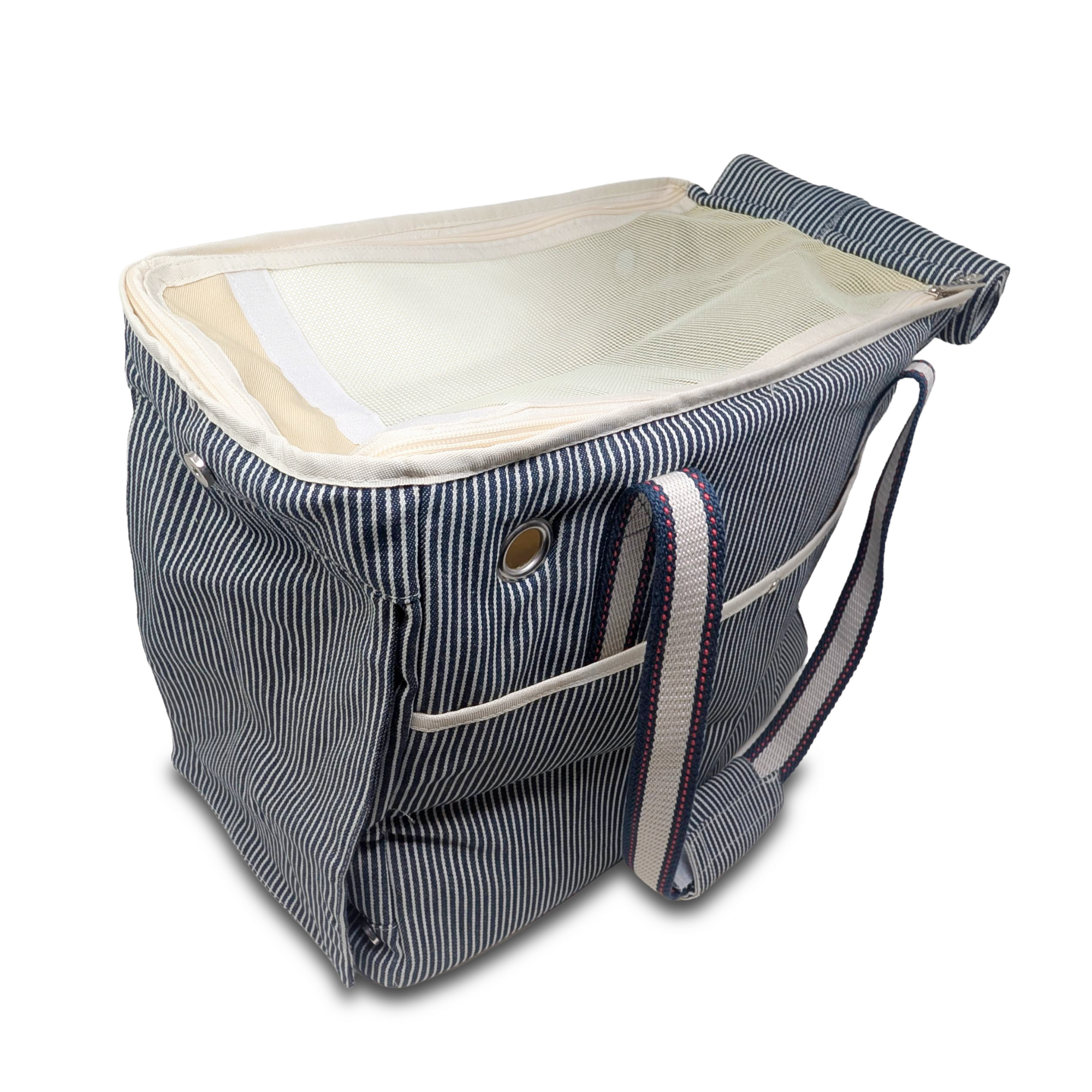DOGO Nautical Stripe Pet Carrier Tote