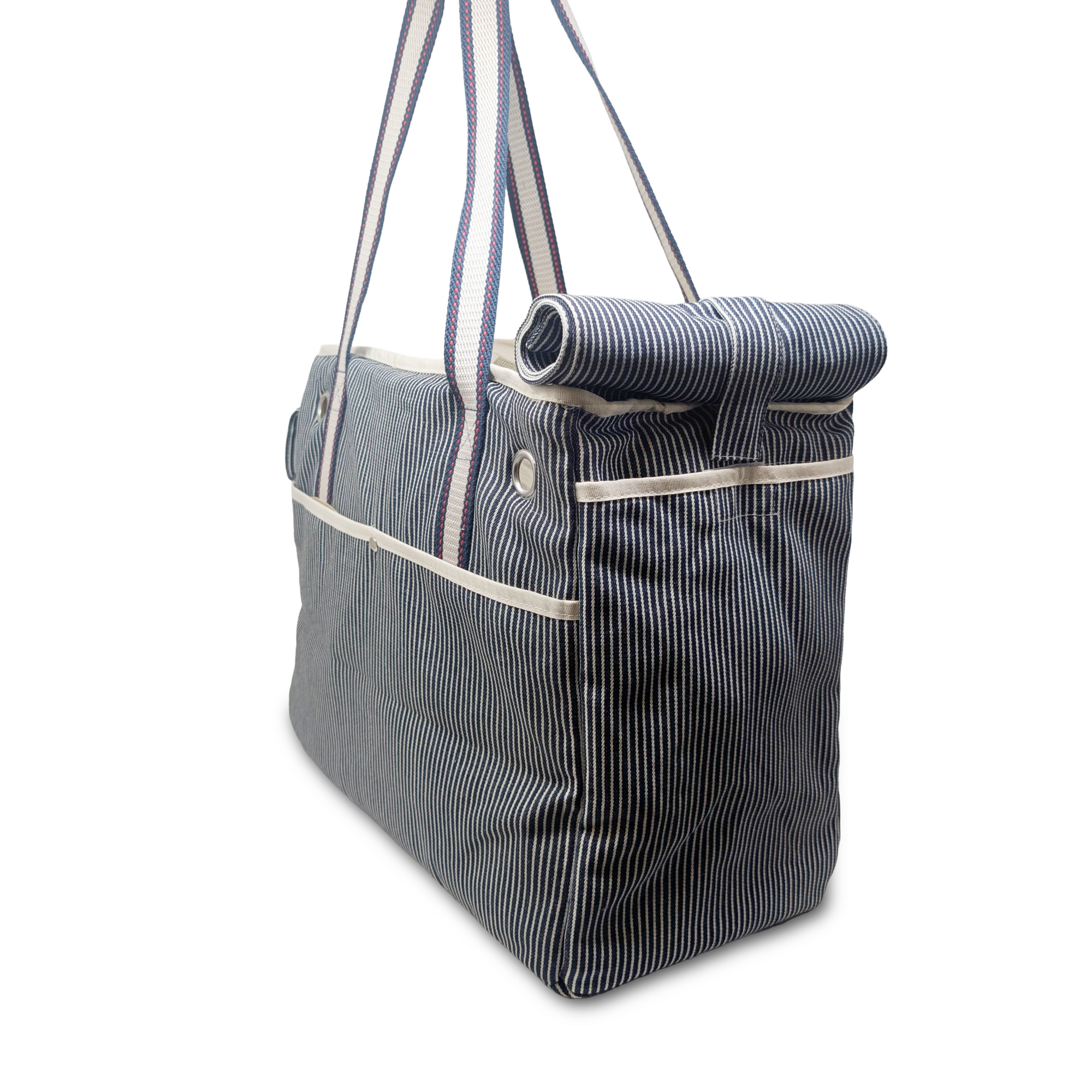 DOGO Nautical Stripe Pet Carrier Tote