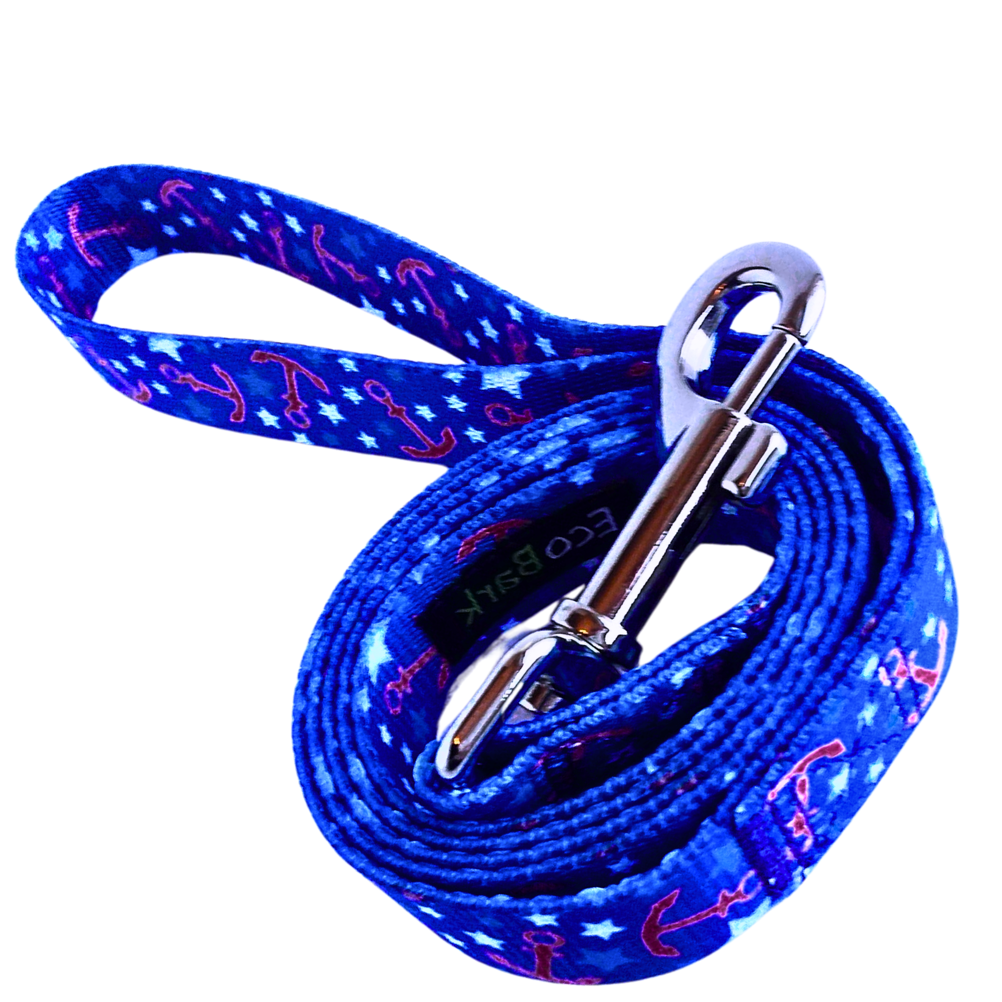 EcoBark Nautical Dog Leash-Padded Comfort Grip Leash - 5ft Leash for Small and Medium Dogs