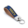 Up Country Navy Cast Brass Key Ring