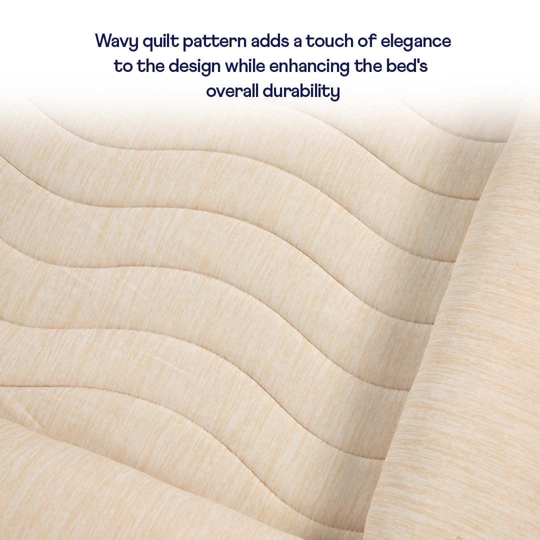 PupChill™ Cooling 4-Bolster Dog Bed in Arctic Sand