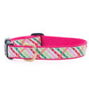 Up Country Gingham All the Way Cast Brass Dog Collar