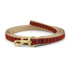 Up Country New Red Plaid Small Breed Dog Leash Made in USA