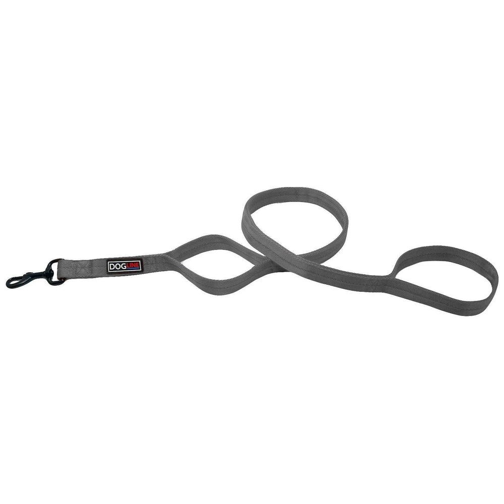 Dogline Nylon Multi-Handle Flat Dog Leash