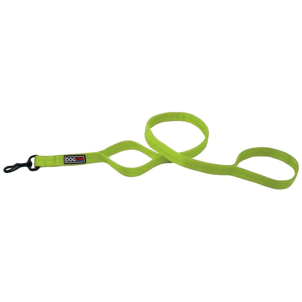 Dogline Nylon Multi-Handle Flat Dog Leash