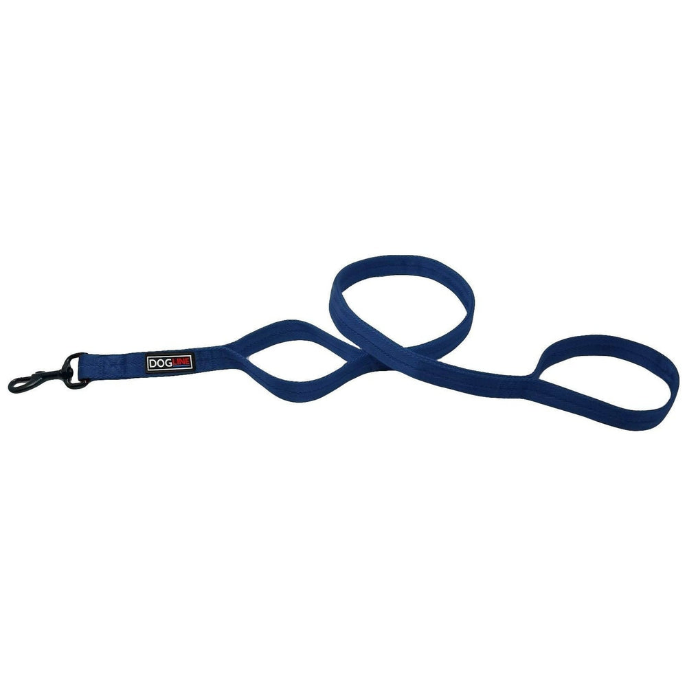 Dogline Nylon Multi-Handle Flat Dog Leash