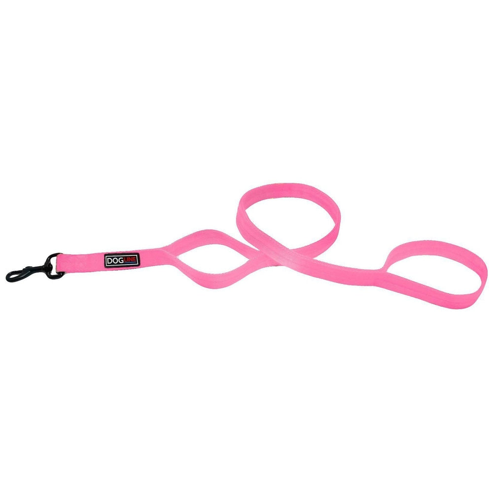 Dogline Nylon Multi-Handle Flat Dog Leash