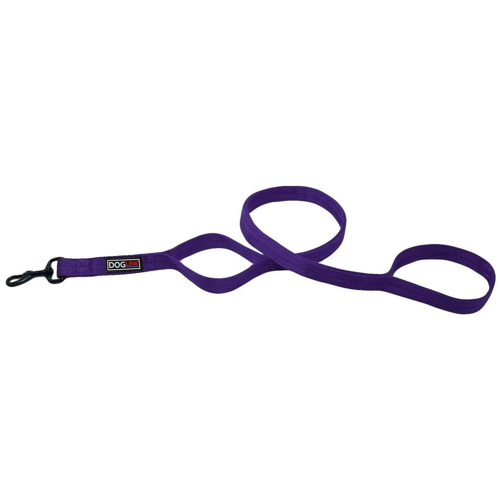 Dogline Nylon Multi-Handle Flat Dog Leash