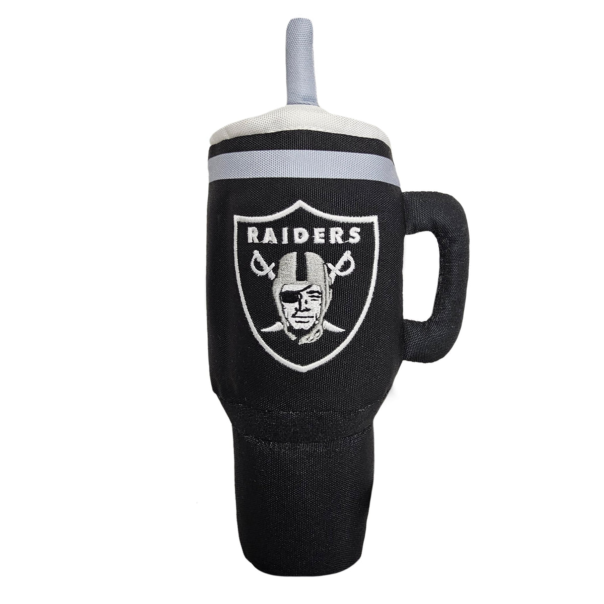 NFL Las Vegas Raiders Nylon Tumbler Dog Toy