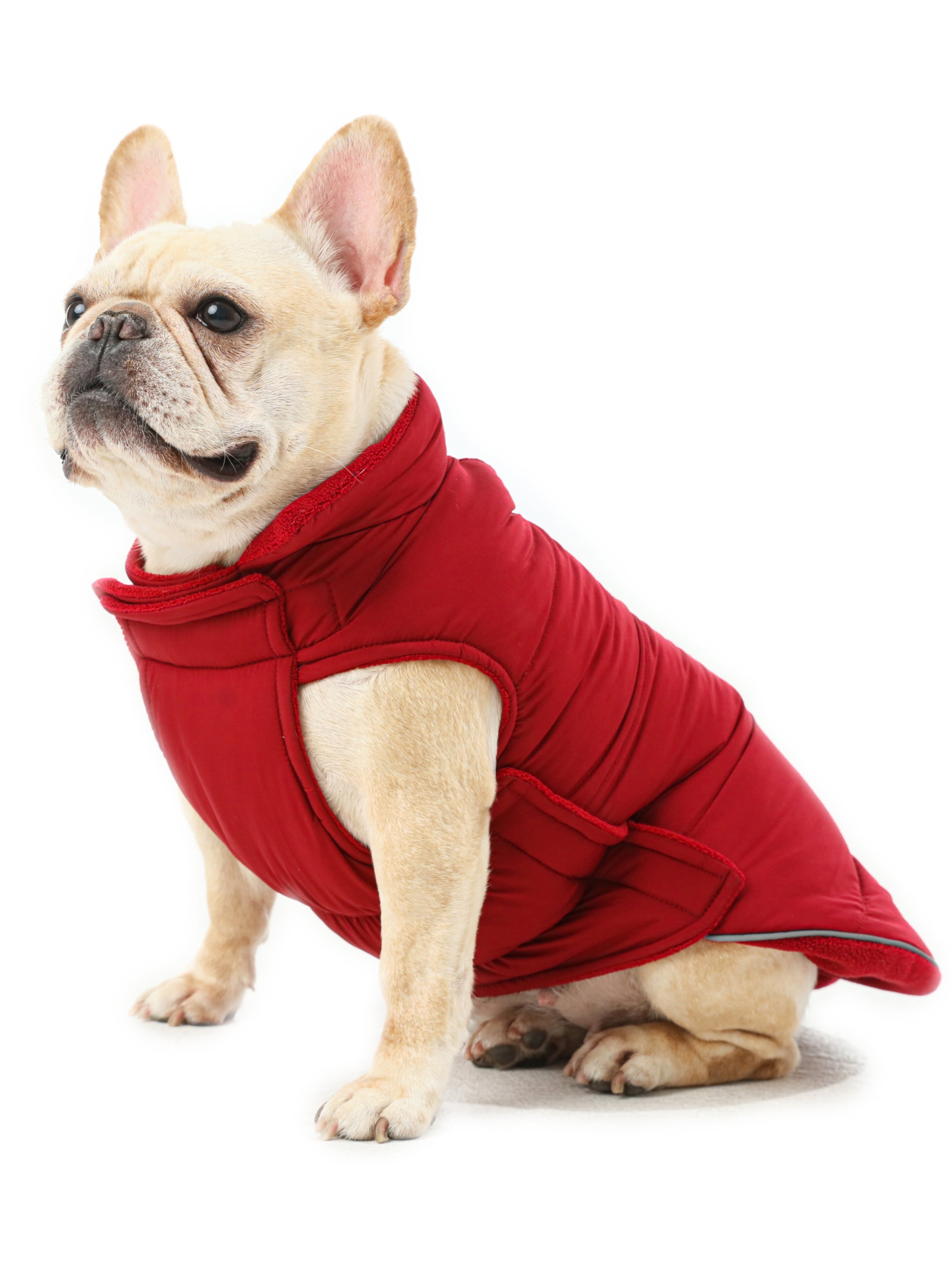 Reversible Dog Vest Jacket-Red