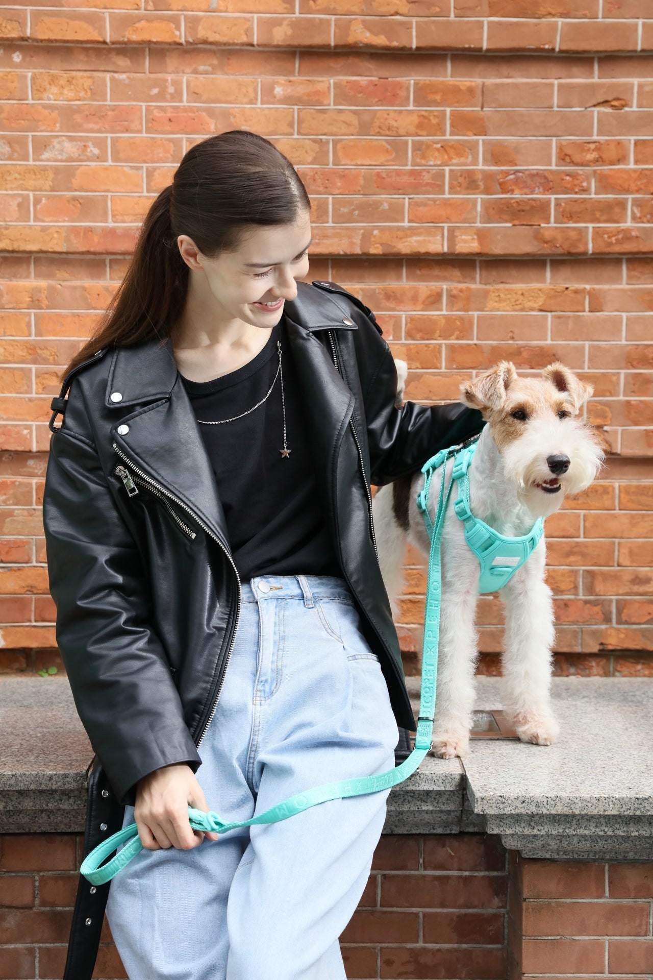 Padded Active Pet Leash-Mint Green