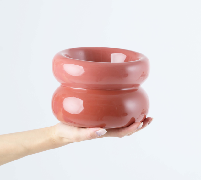 Souffle Pet Bowl-Rose Pink