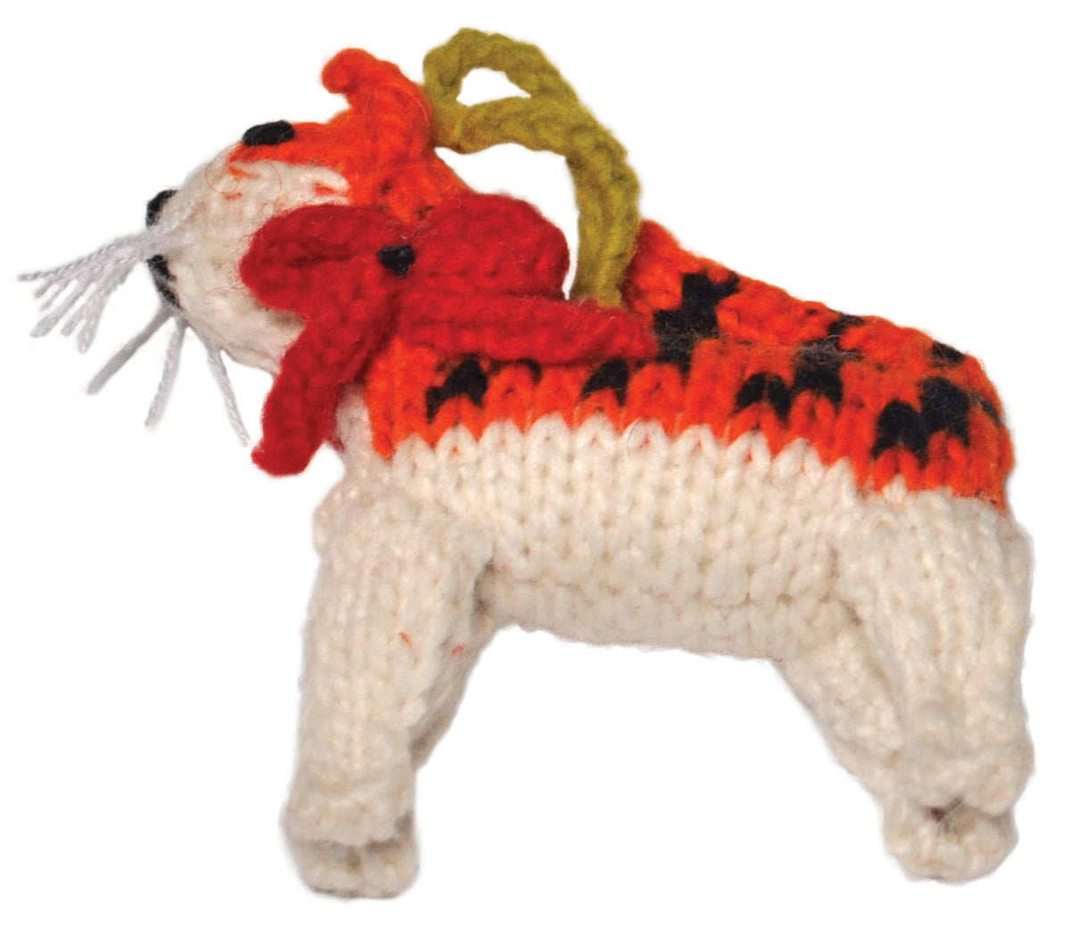 Chilly Dog Orange Tabby Wool Ornament