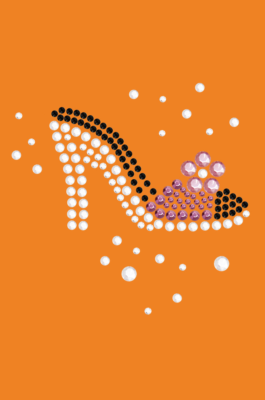 High Heel Shoe (Pink & Black) - Bandanna