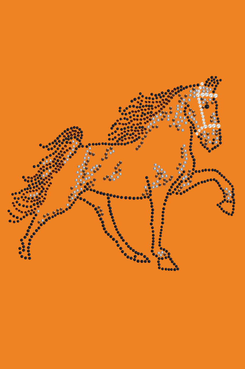 Horse (Brown Rhinestuds) - bandana