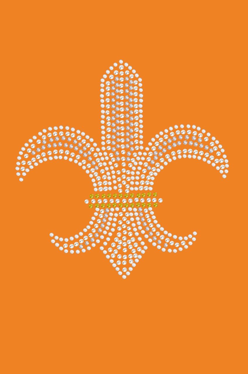 Fleur de Lis (Rhinestones & Nailheads) - Bandanna