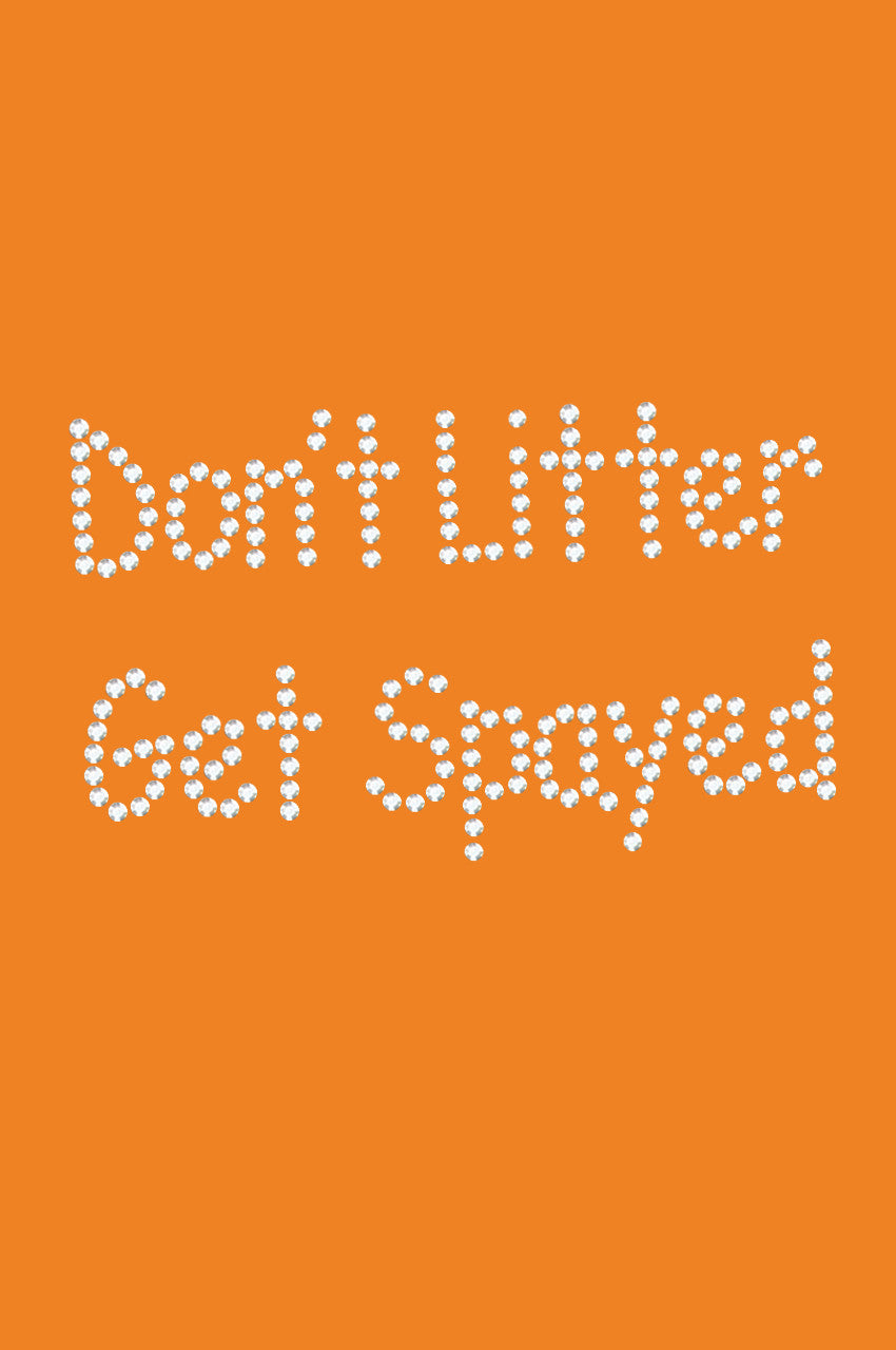 Don't Litter Get Spayed - Bandana