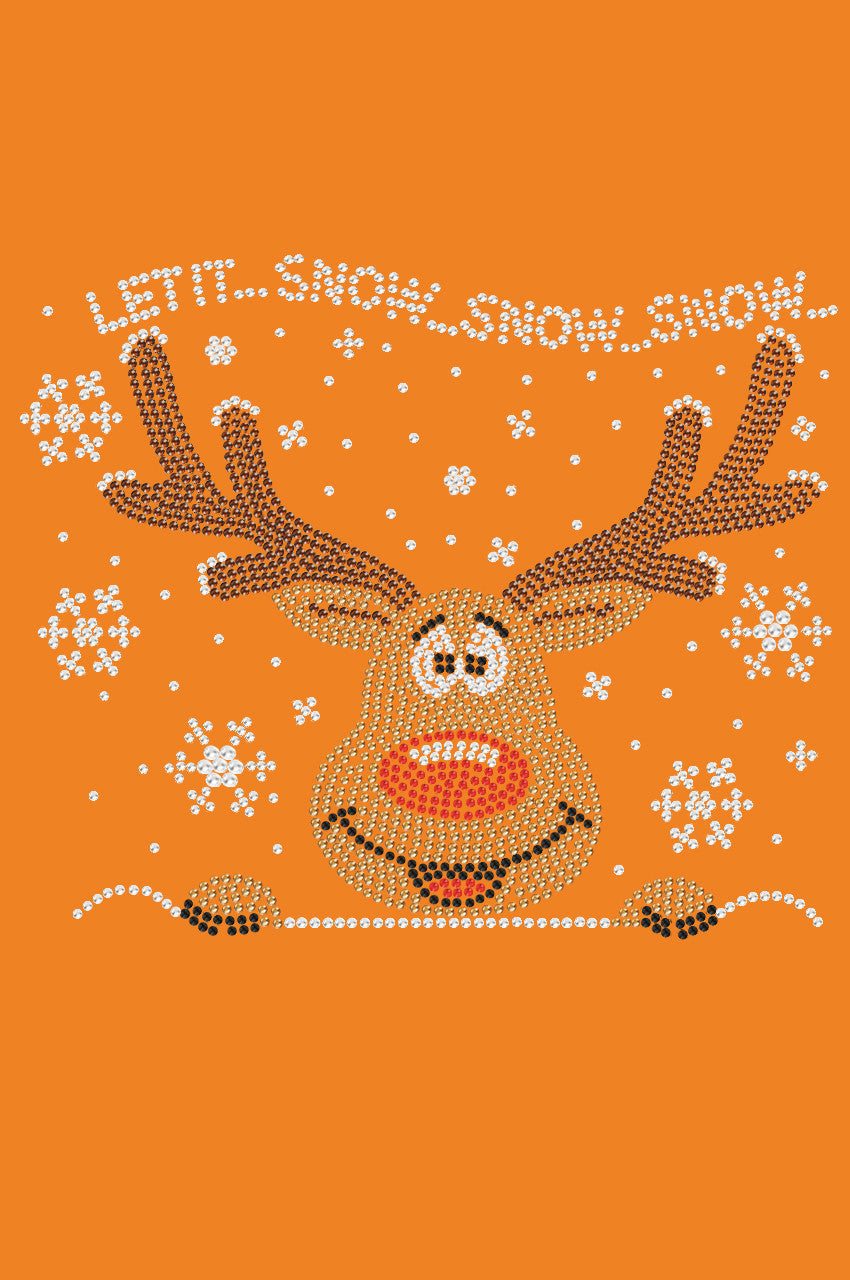 Let it Snow - Red Nose Reindeer - Bandana
