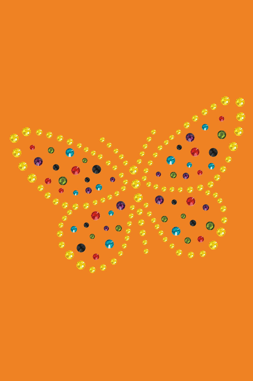 Yellow Dotted Butterfly - Bandanna