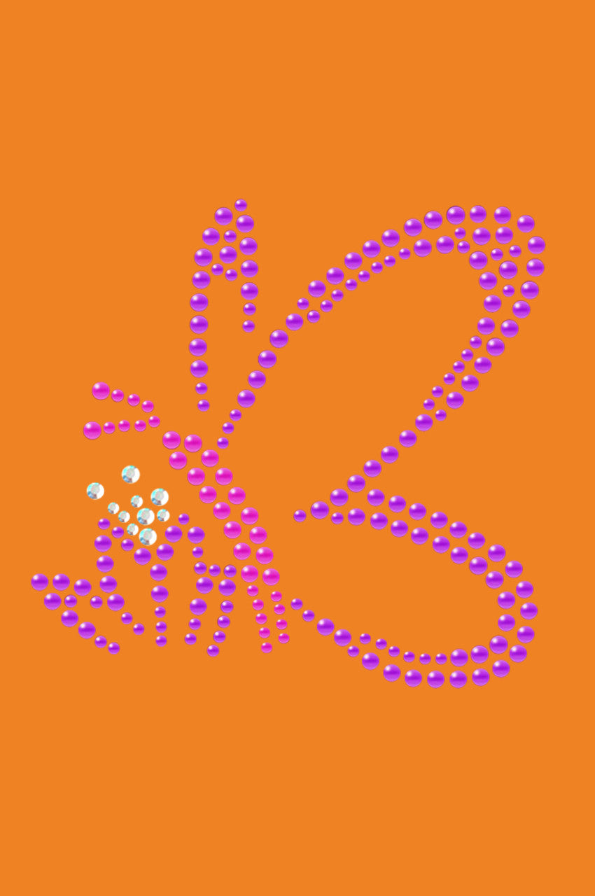 Pink & Purple Nailhead Butterfly - Bandannas