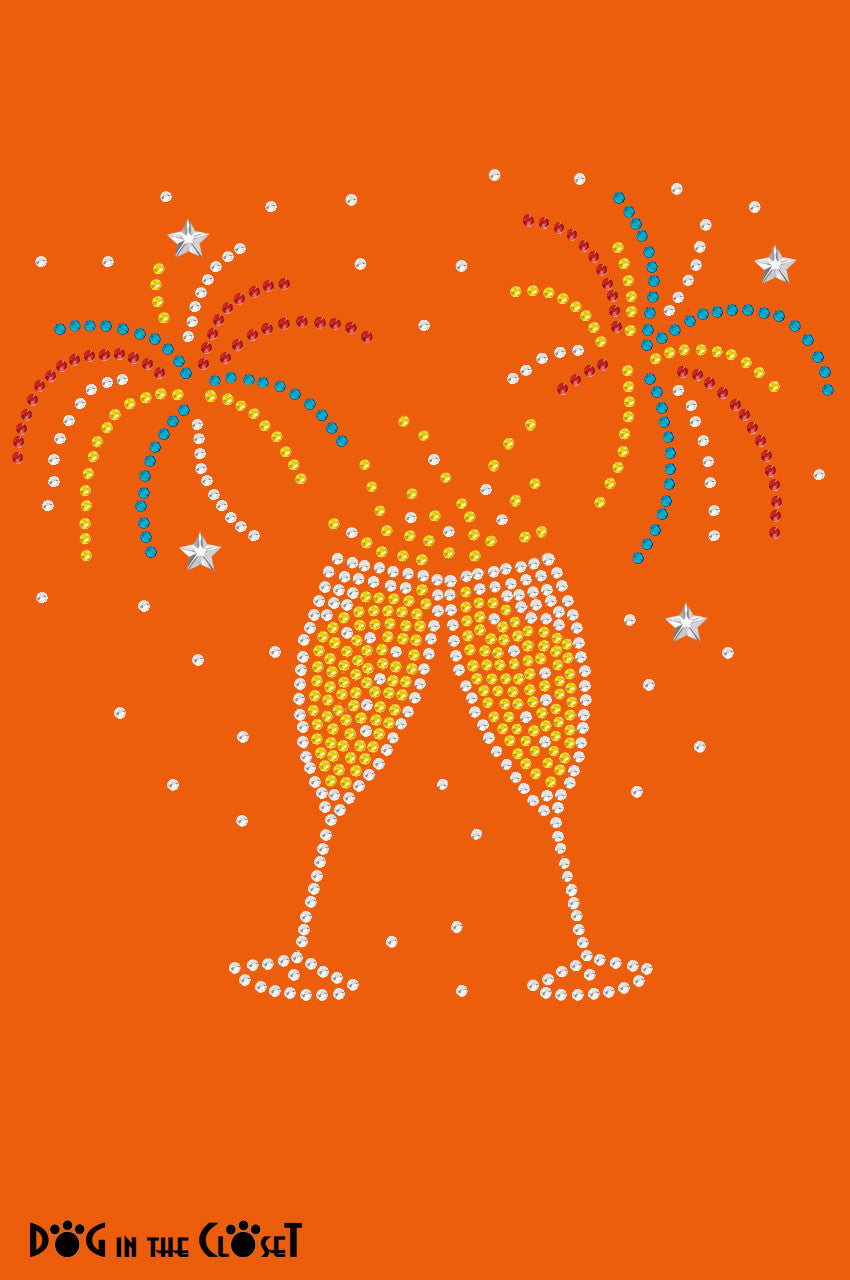 Happy New Year Drink & Fireworks - Bandanna