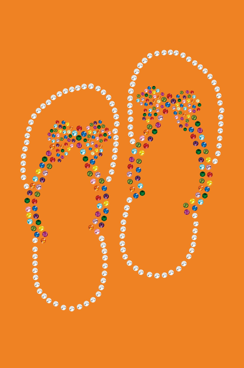 Flip Flops with Bow - Bandanna