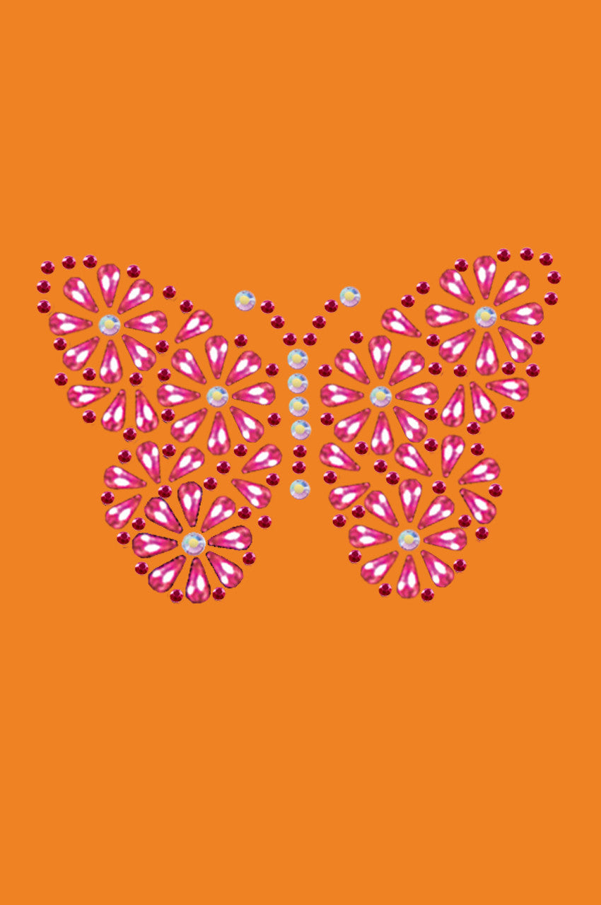 Pink Nailhead Butterfly - Bandannas