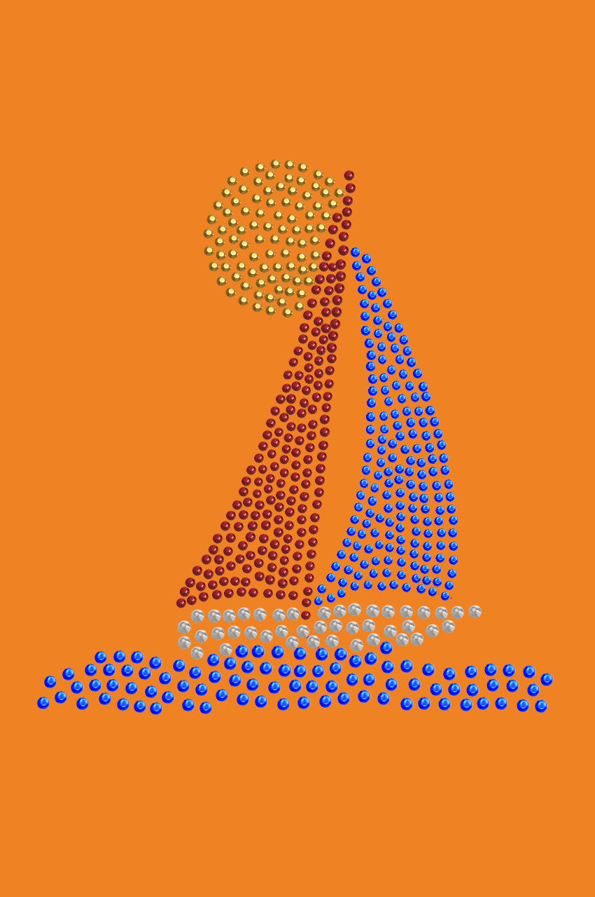 Sailboat (Rhinestud) - Bandanna