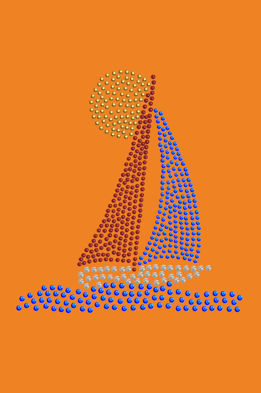 Sailboat (Rhinestud) - Bandanna