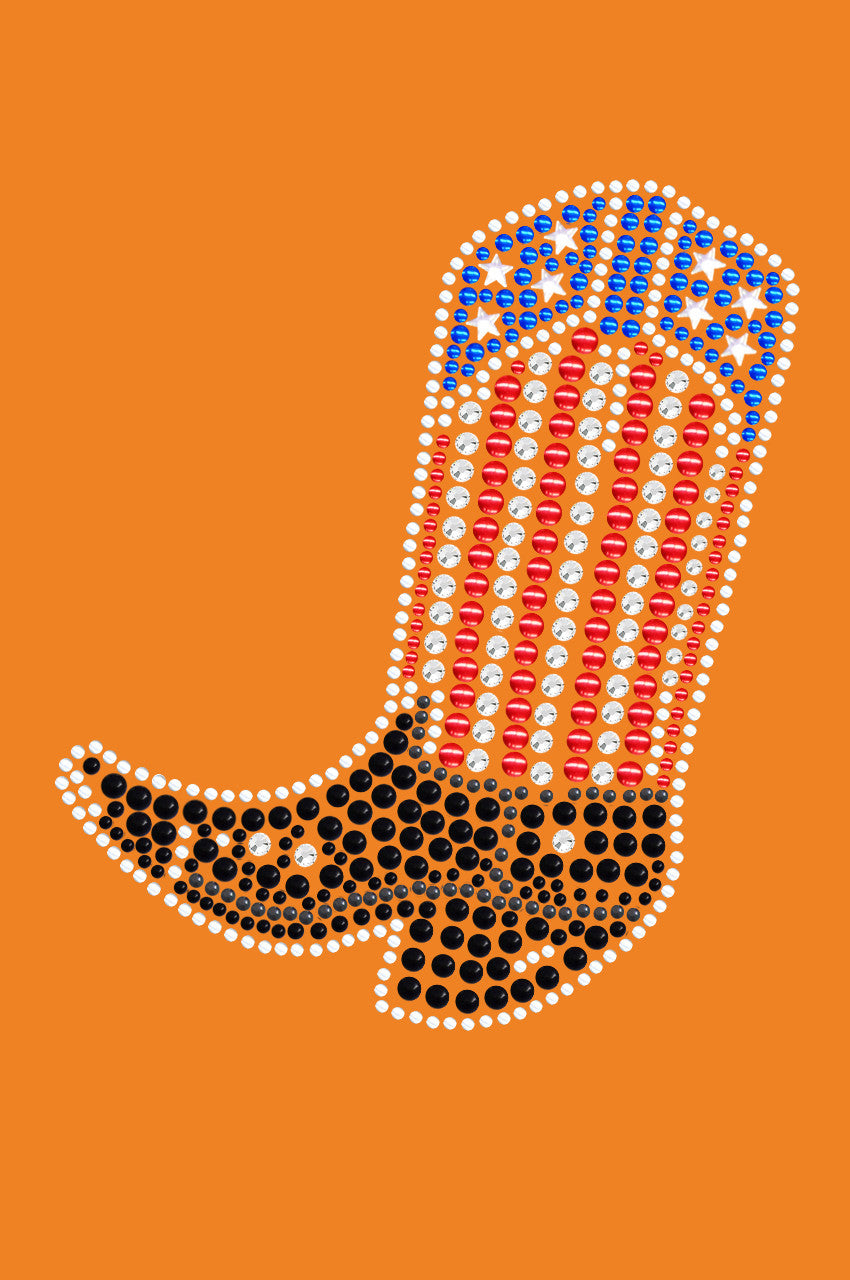 Boot (Red, White, & Blue) - bandana