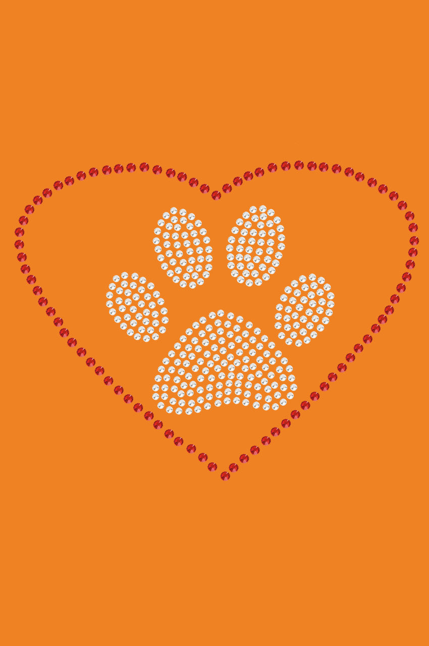 Heart with Paw bandana