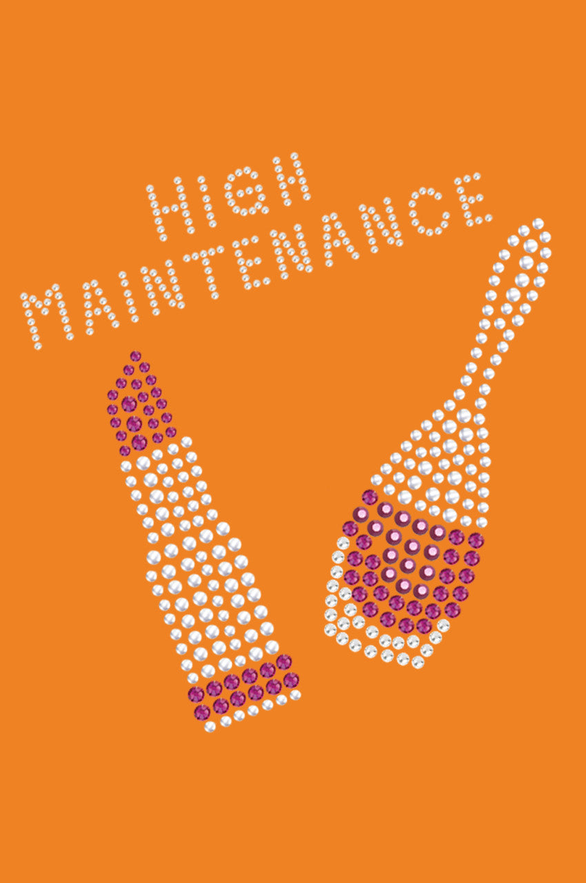 High Maintenance with Austrian crystal Nail Polish & Lipstick - Bandanna