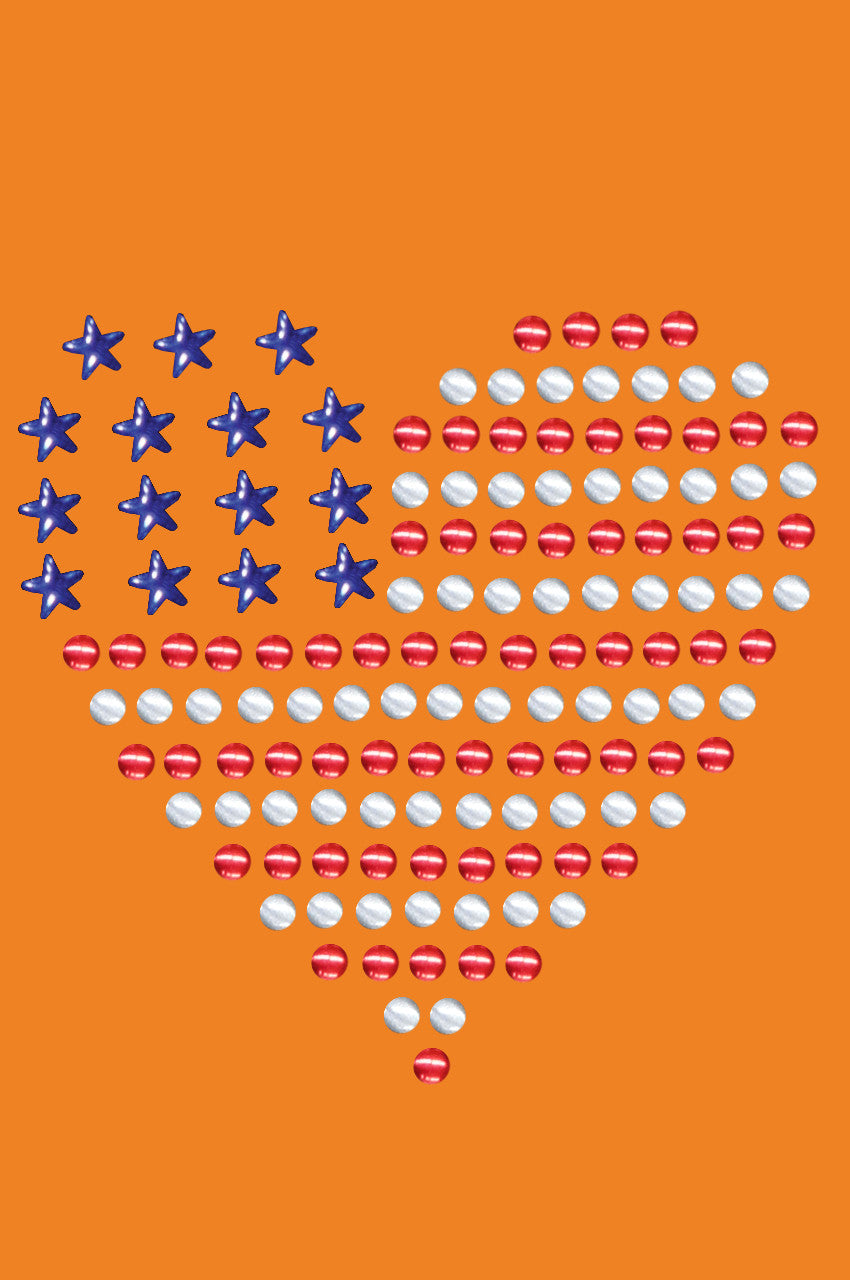 Patriotic Heart 1 Bandanna